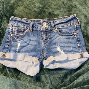 size 0 refuge jean shorts